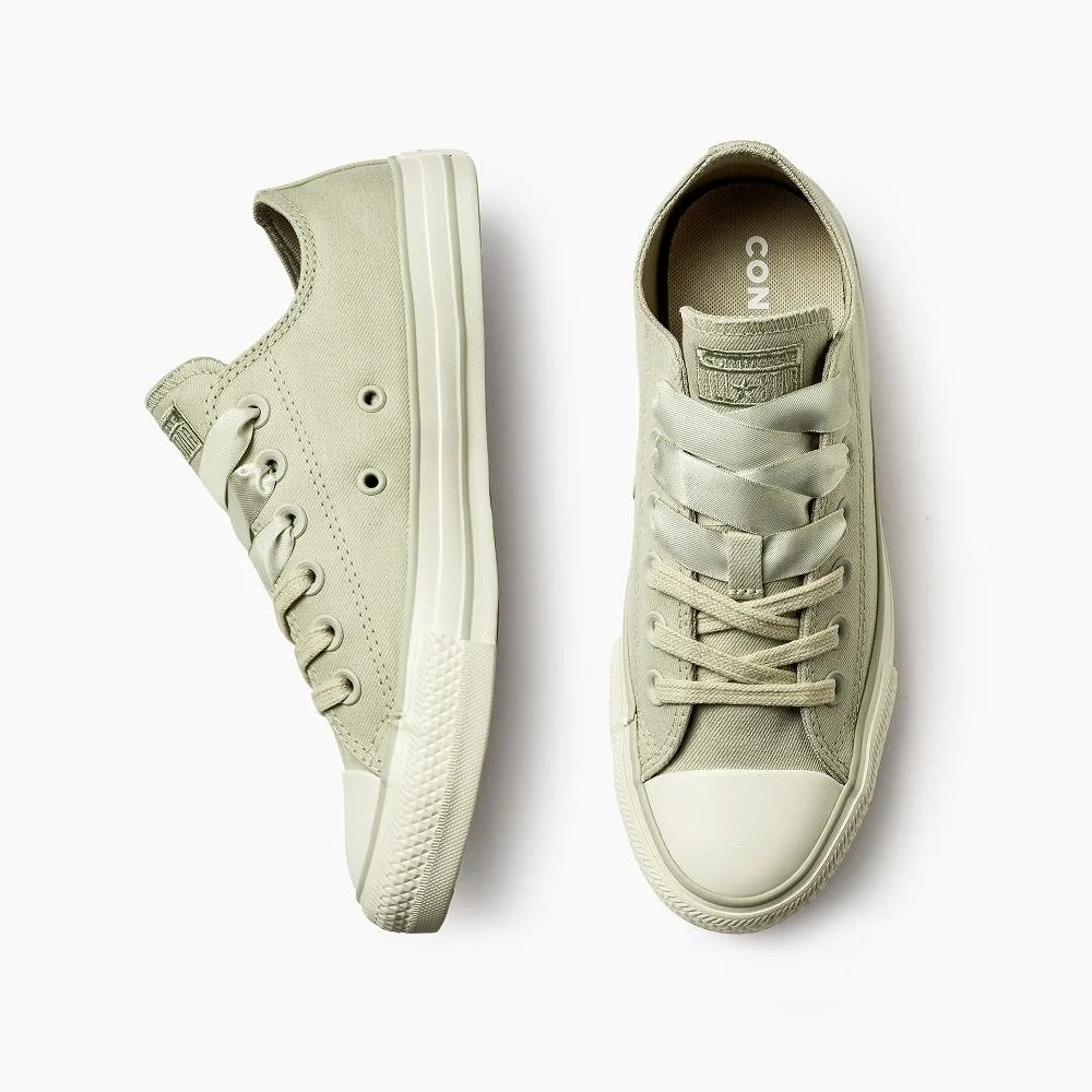 Tênis Chuck Taylor All Star Peached Canvas Cano Baixo Verde Verde Salvia 5