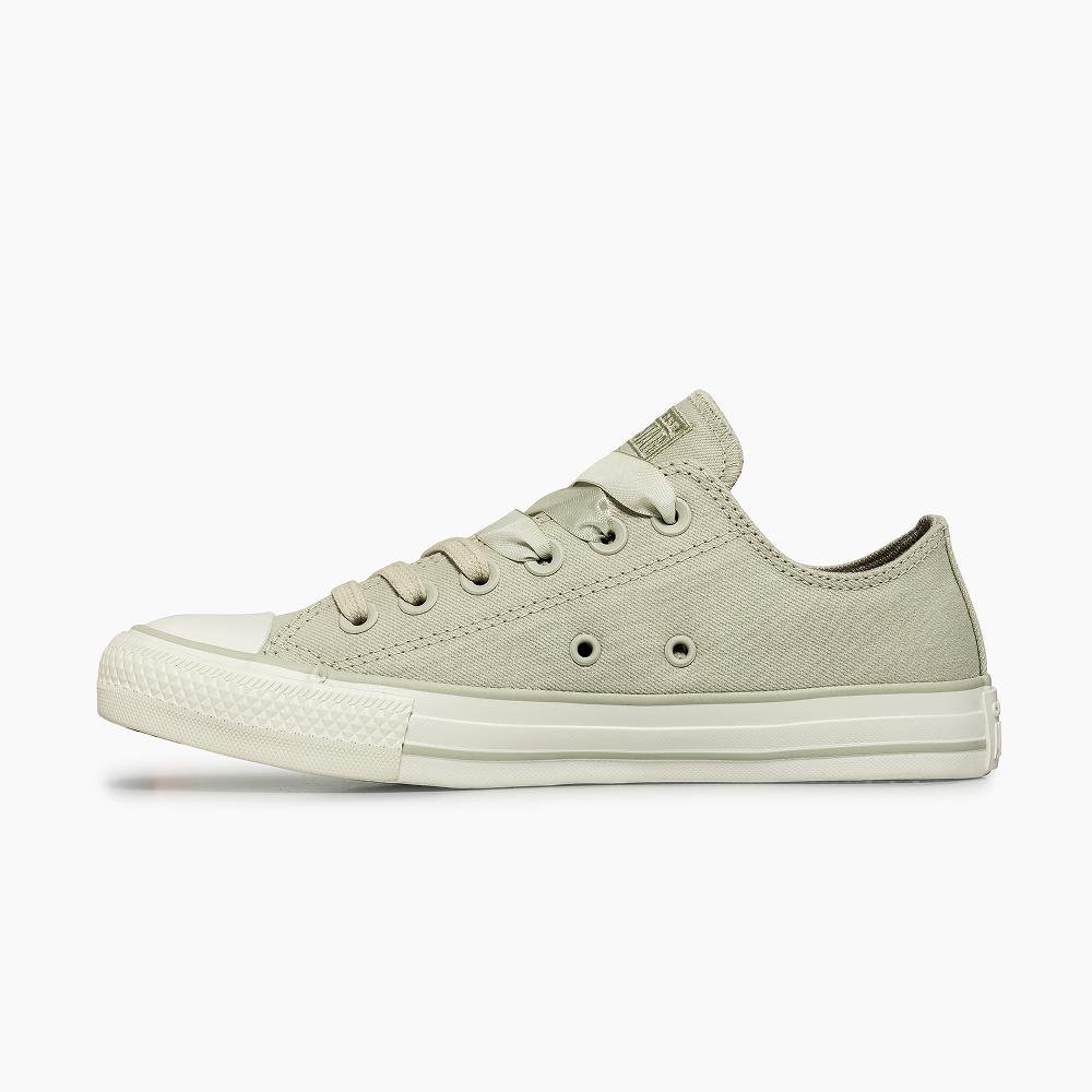 Tênis Chuck Taylor All Star Peached Canvas Cano Baixo Verde Verde Salvia 4