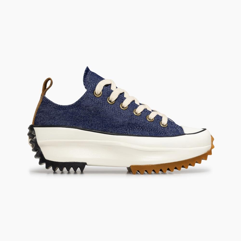 Tênis Converse Run Star Hike Denim Cano Baixo Azul Jeans