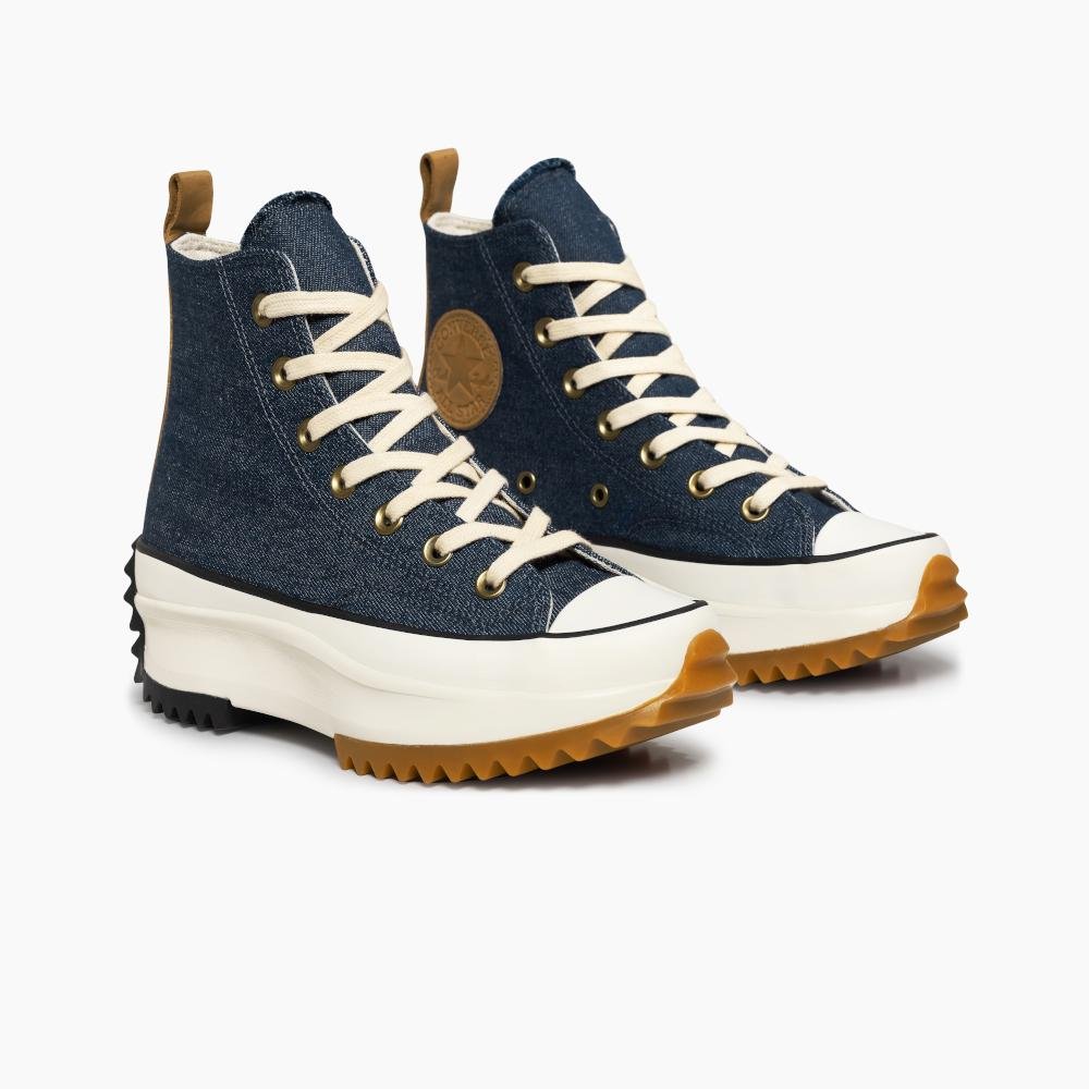 Tênis Converse Run Star Hike Denim Cano Alto Azul Jeans Azul Jeans 4