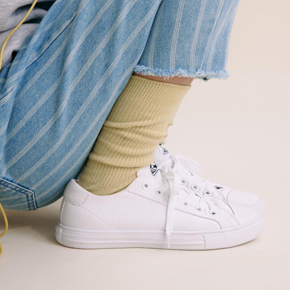 Tênis All Star Day One Original Cano Baixo Branco Branco 4