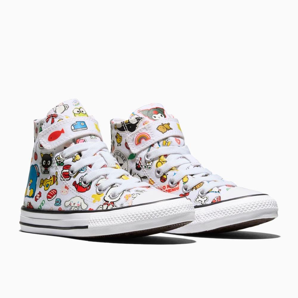 Tênis Juvenil Converse x Hello Kitty Cano Alto Branco Branco 4