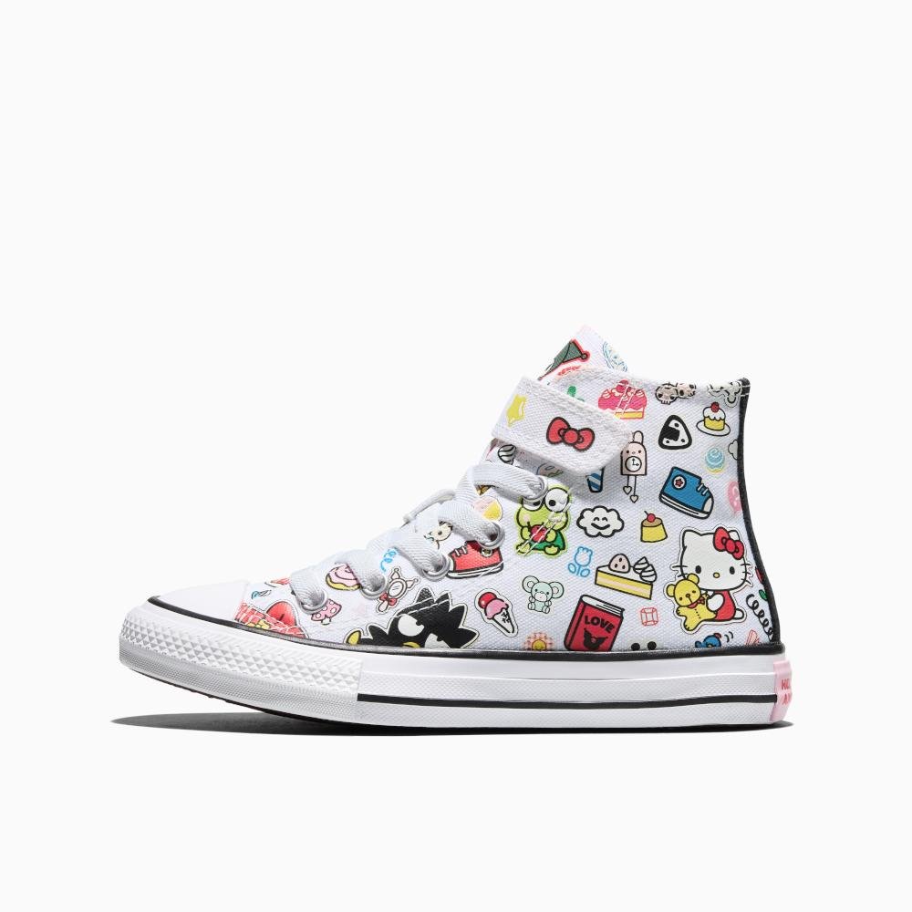 Tênis Juvenil Converse x Hello Kitty Cano Alto Branco Branco 6