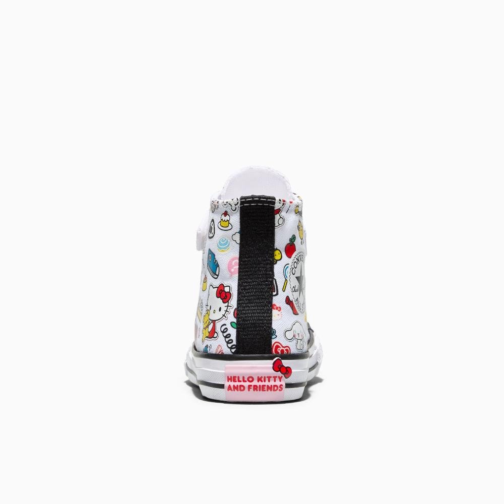 Tênis Juvenil Converse x Hello Kitty Cano Alto Branco Branco 8