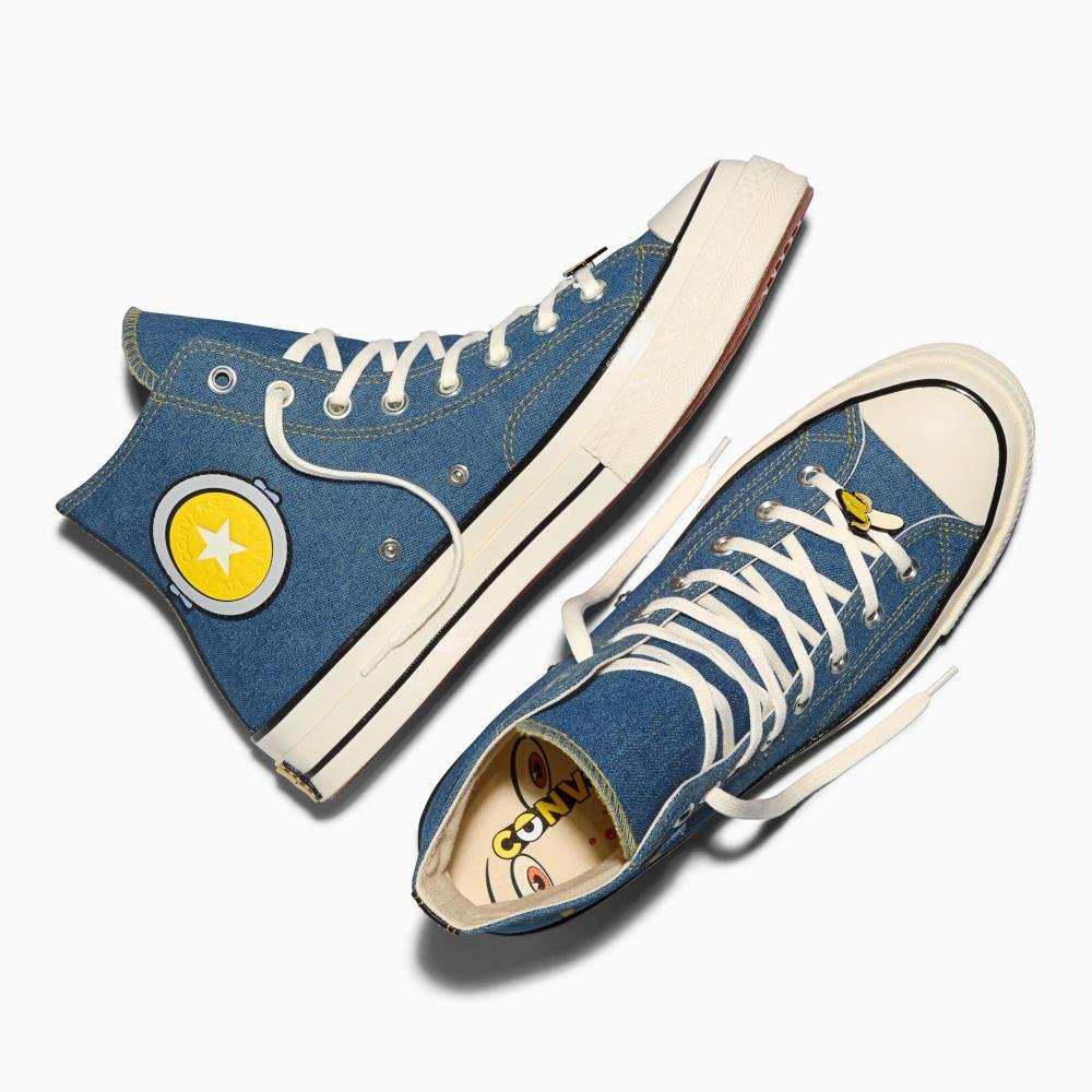 Tênis All Star Converse x Minions Cano Alto Azul Azul 2