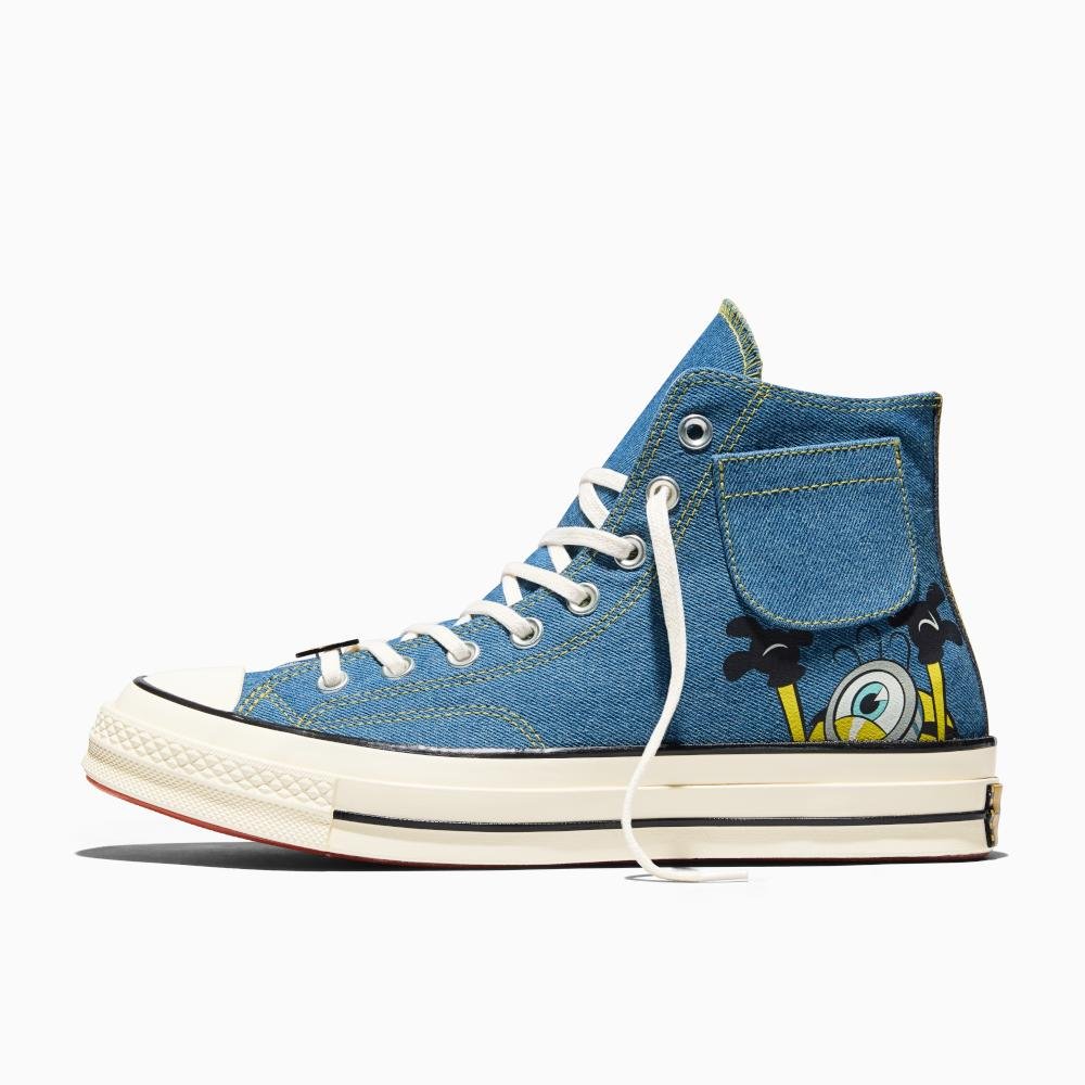 Tênis All Star Converse x Minions Cano Alto Azul Azul 5