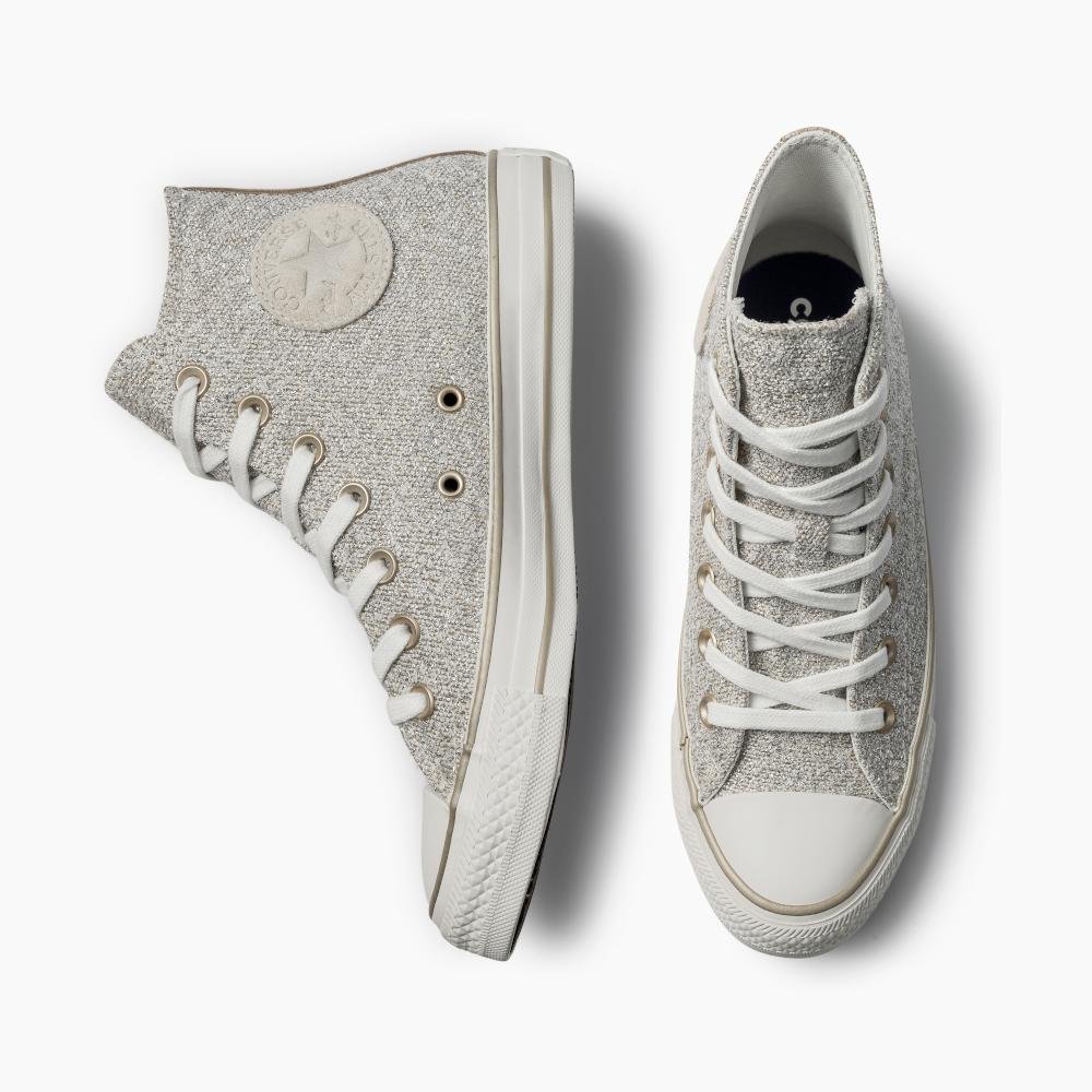 Tênis Chuck Taylor All Star Pretty Patina Cano Alto Dourado Ouro Claro 4