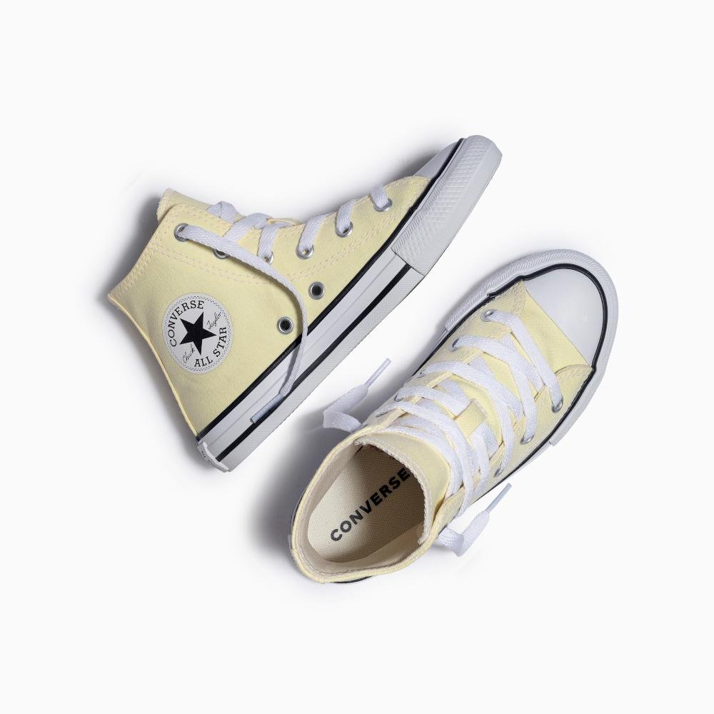 Tênis Juvenil Chuck Taylor All Star Color Cano Baixo Amarelo Amarelo 2
