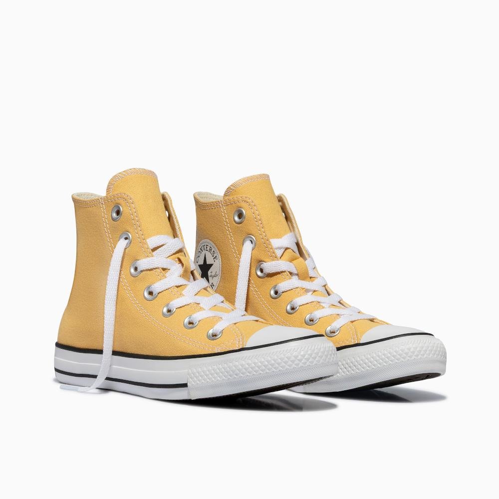 Tênis Chuck Taylor All Star Colors Cano Alto Amarelo Amarelo 4