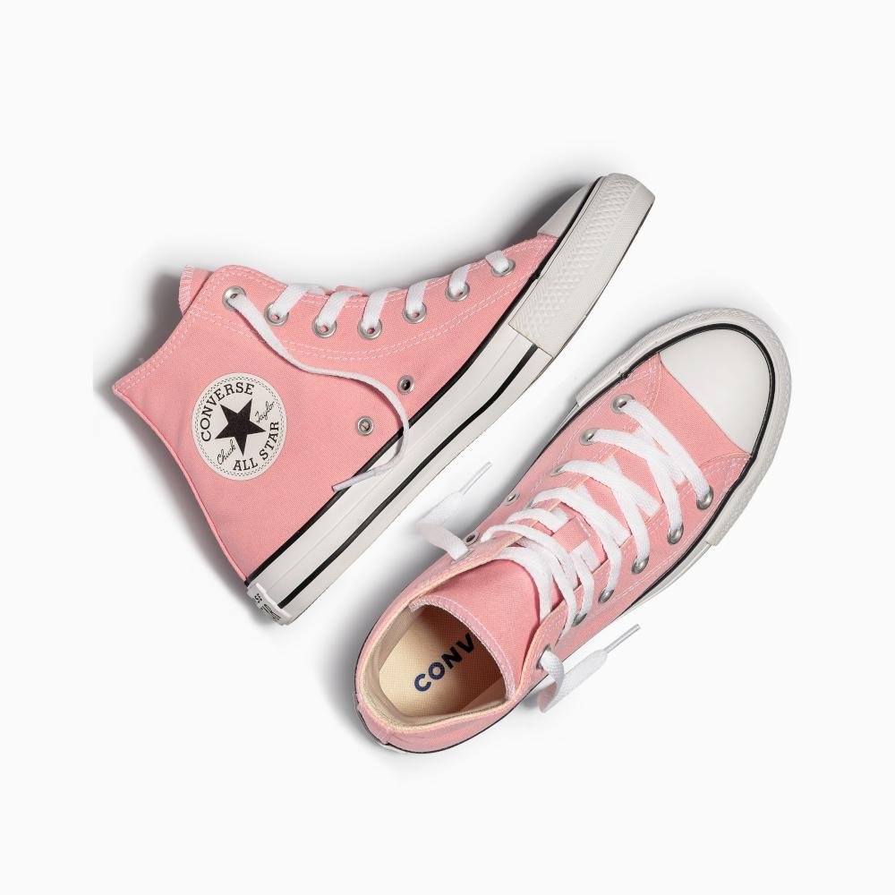 Tênis Chuck Taylor All Star Colors Cano Alto Rosa Rosa 2