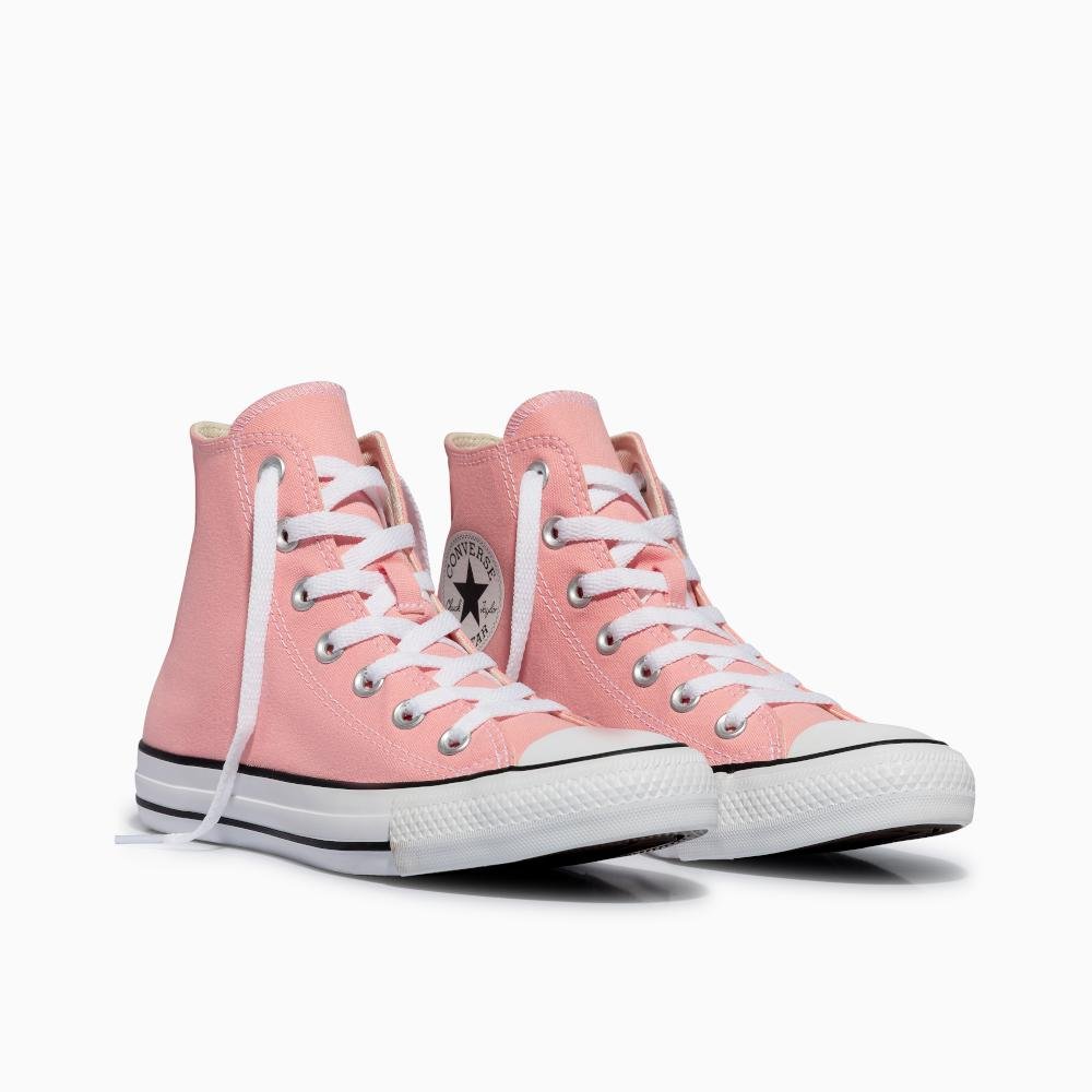 Tênis Chuck Taylor All Star Colors Cano Alto Rosa Rosa 4