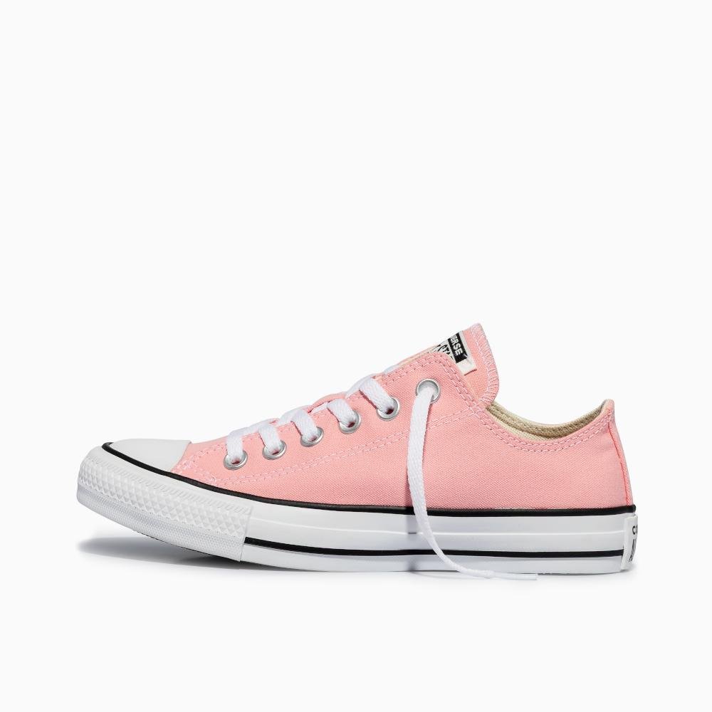 Tênis Chuck Taylor All Star Colors Cano Baixo Rosa Rosa 5