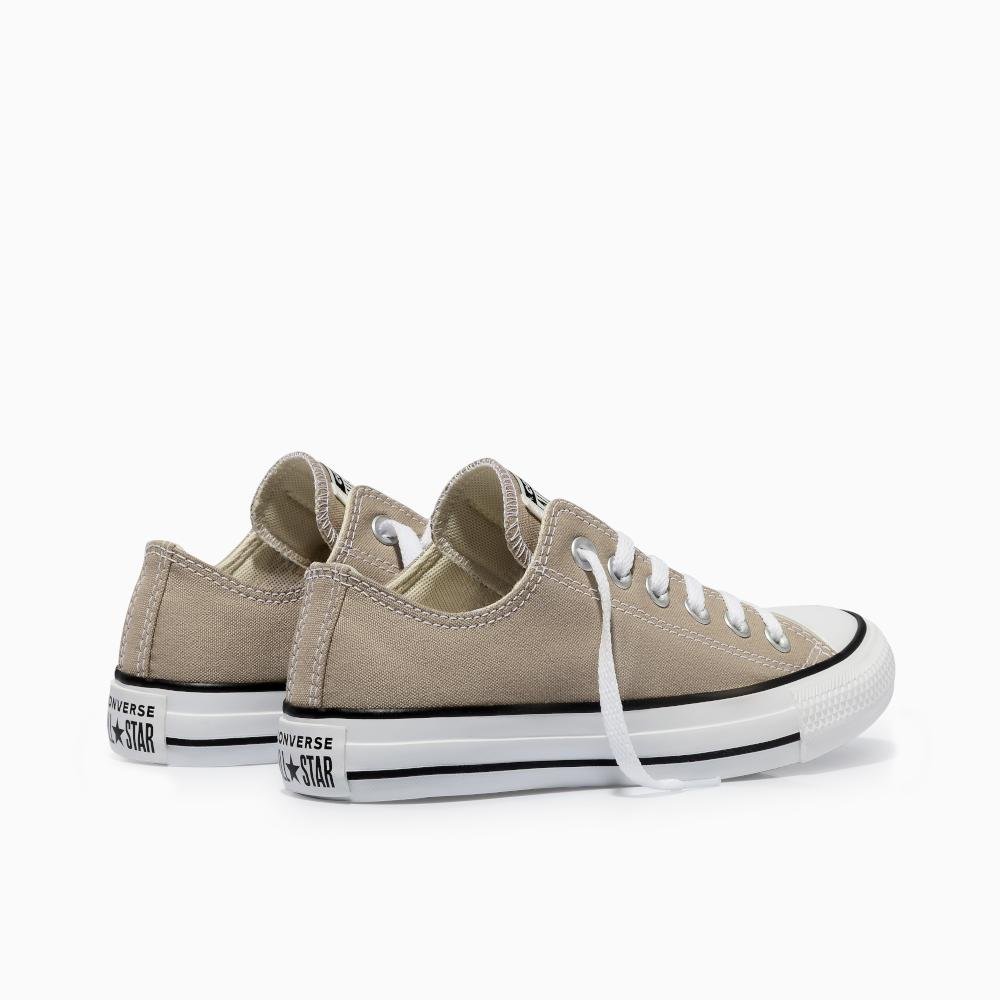 Tênis Chuck Taylor All Star Colors Cano Baixo Bege Bege 7