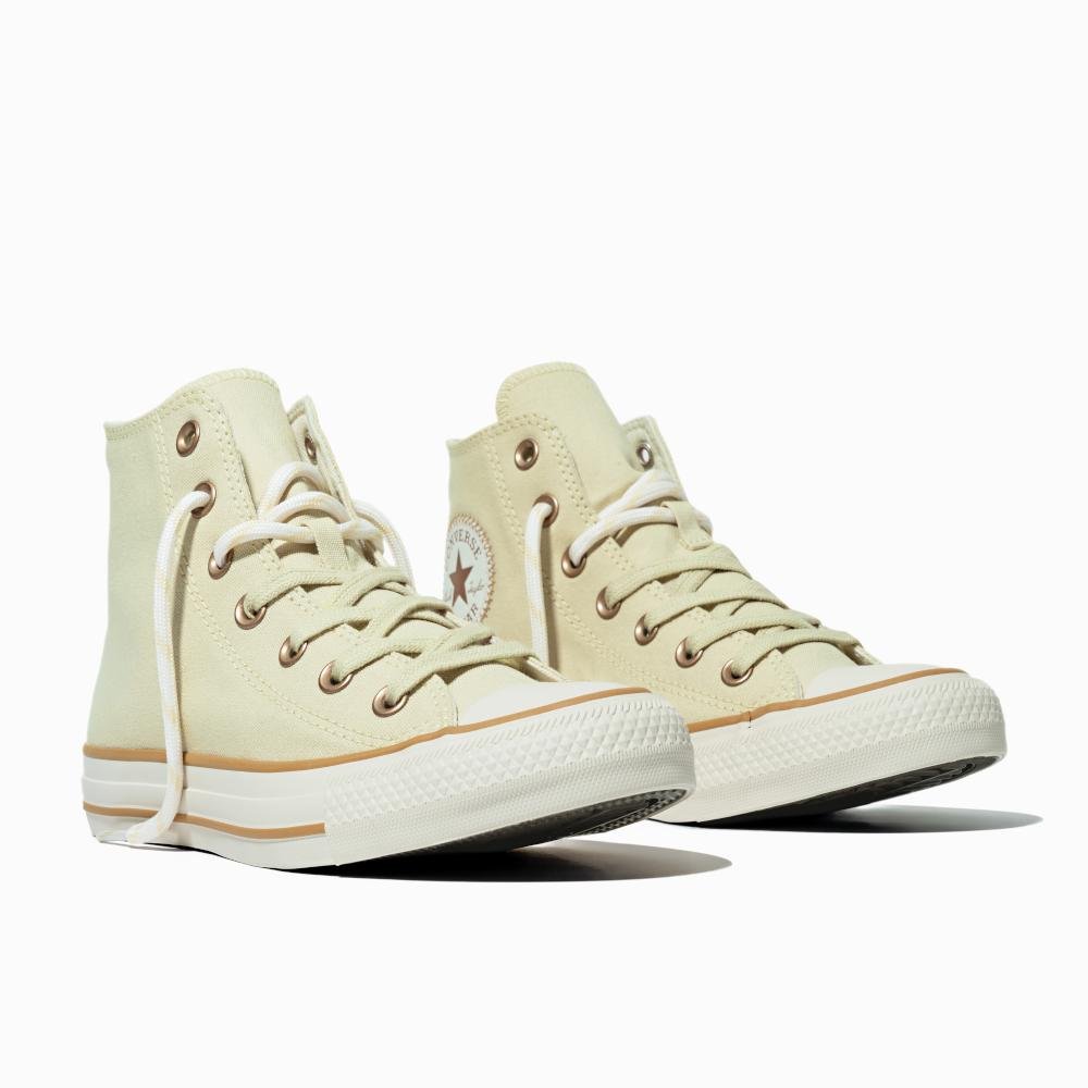 Tênis Chuck Taylor All Star Terra Bronze Cano Alto Bege Bege 4