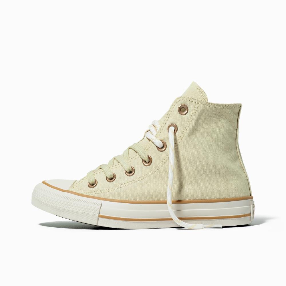 Tênis Chuck Taylor All Star Terra Bronze Cano Alto Bege Bege 5