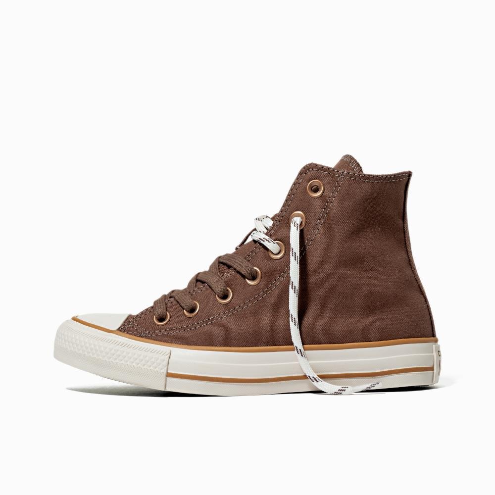 Tênis Chuck Taylor All Star Terra Bronze Cano Alto Marrom Marrom 5