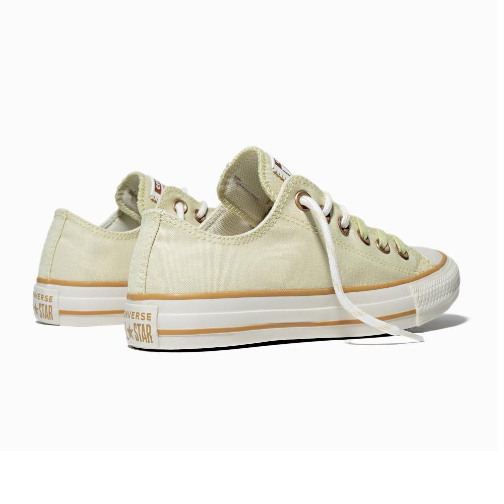 Tênis Chuck Taylor All Star Terra Bronze Cano Baixo Bege Bege 6