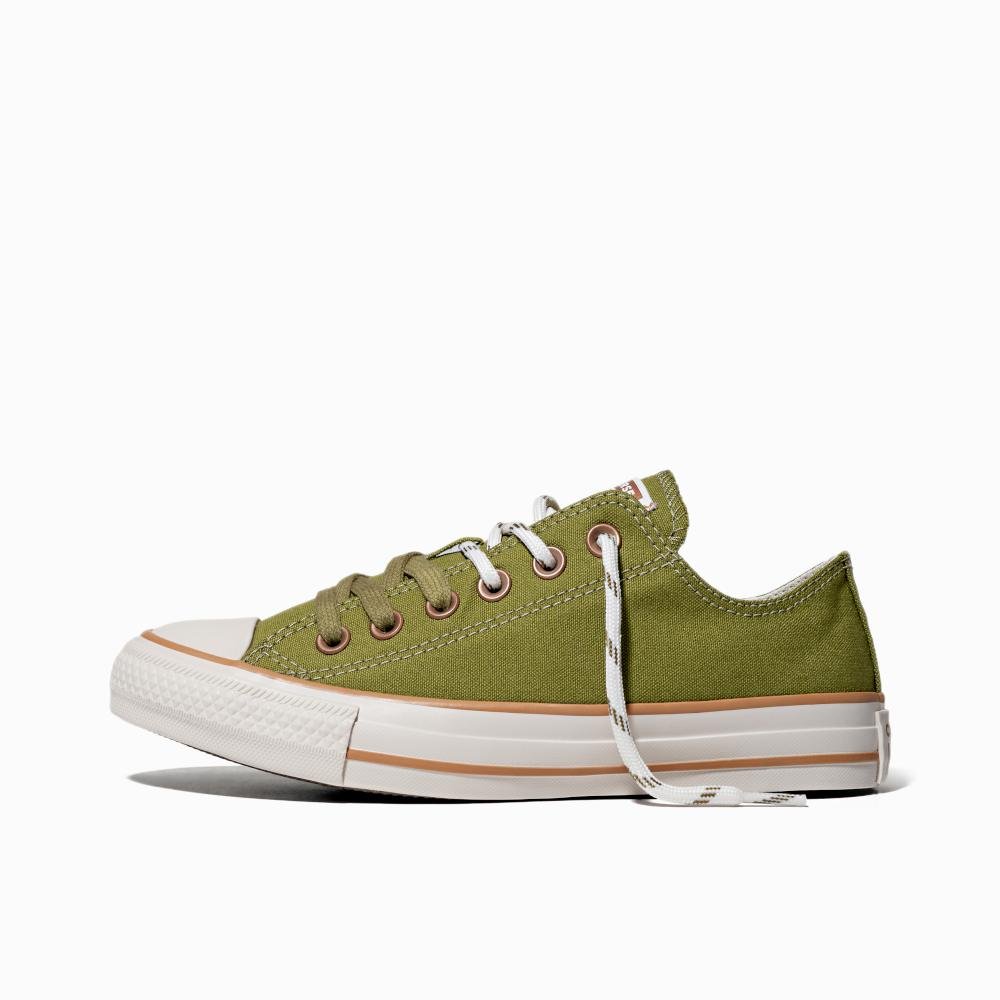 Tênis Chuck Taylor All Star Terra Bronze Cano Baixo Verde Verde 5