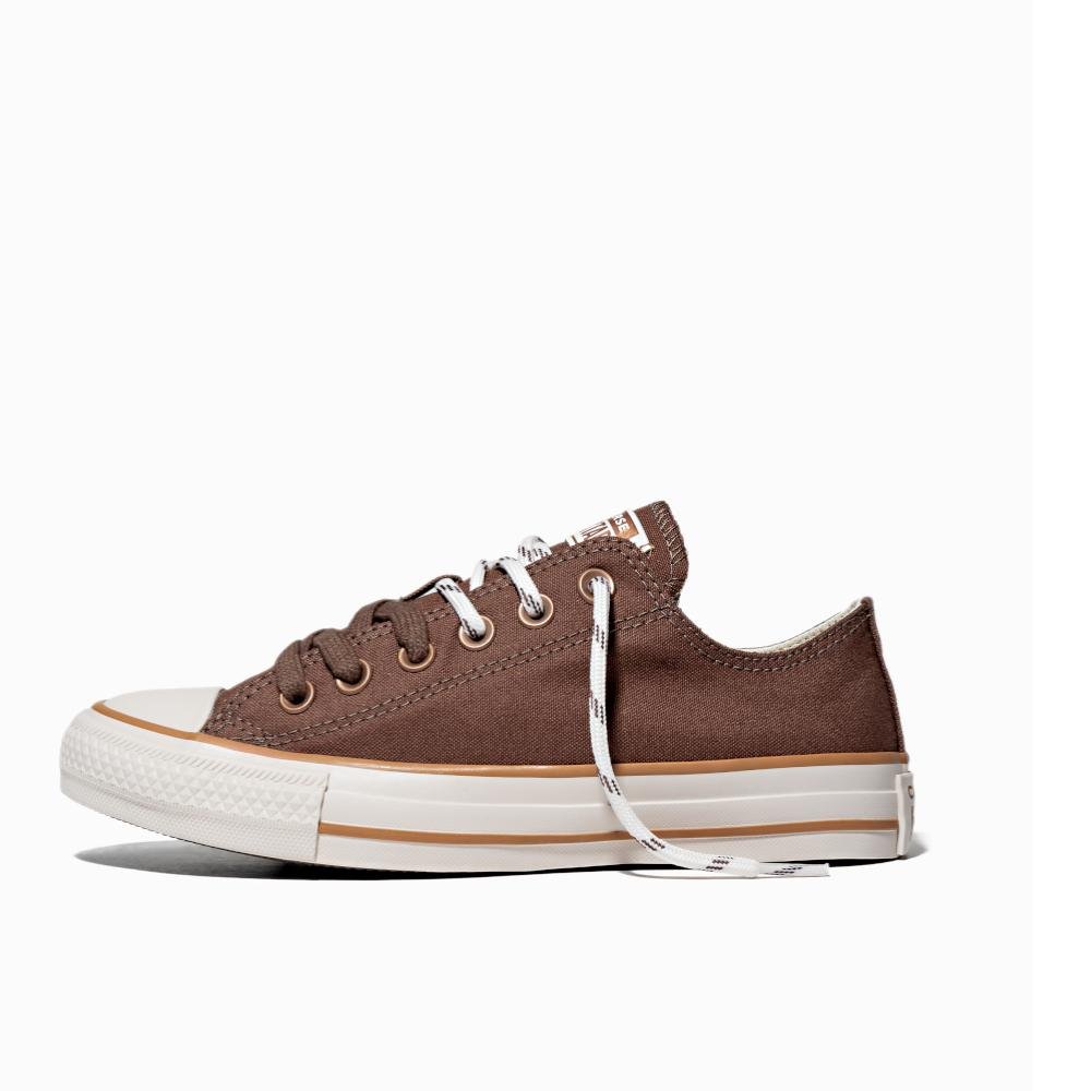 Tênis Chuck Taylor All Star Terra Bronze Cano Baixo Marrom Marrom 8