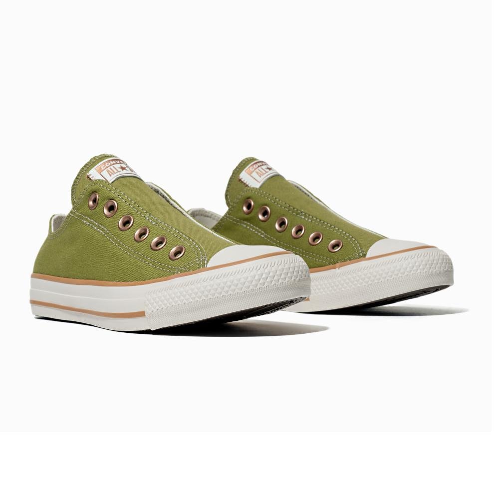 Tênis All Star Slip On Terra Bronze Cano Baixo Verde Verde 5