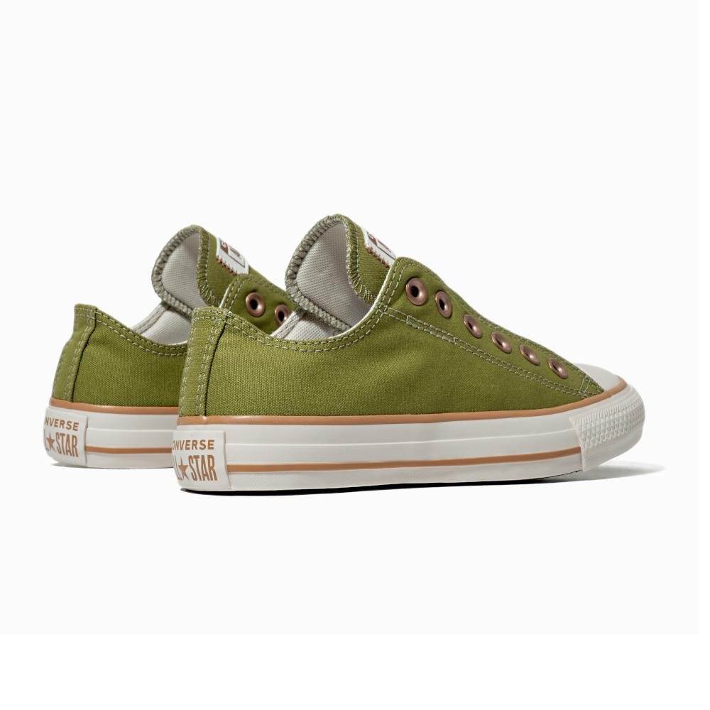 Tênis All Star Slip On Terra Bronze Cano Baixo Verde Verde 6