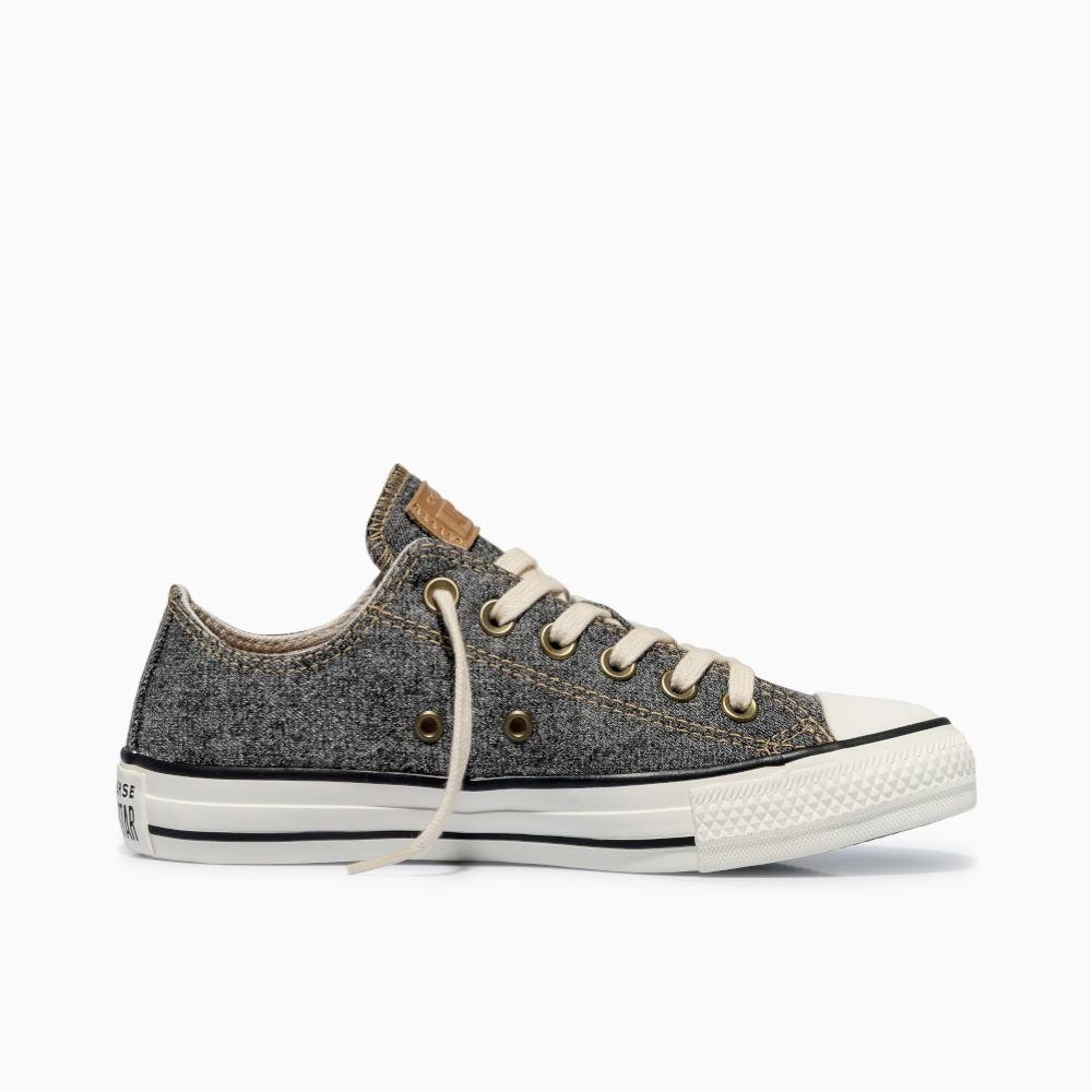 Tênis Chuck Taylor All Star Denim Cano Baixo Preto