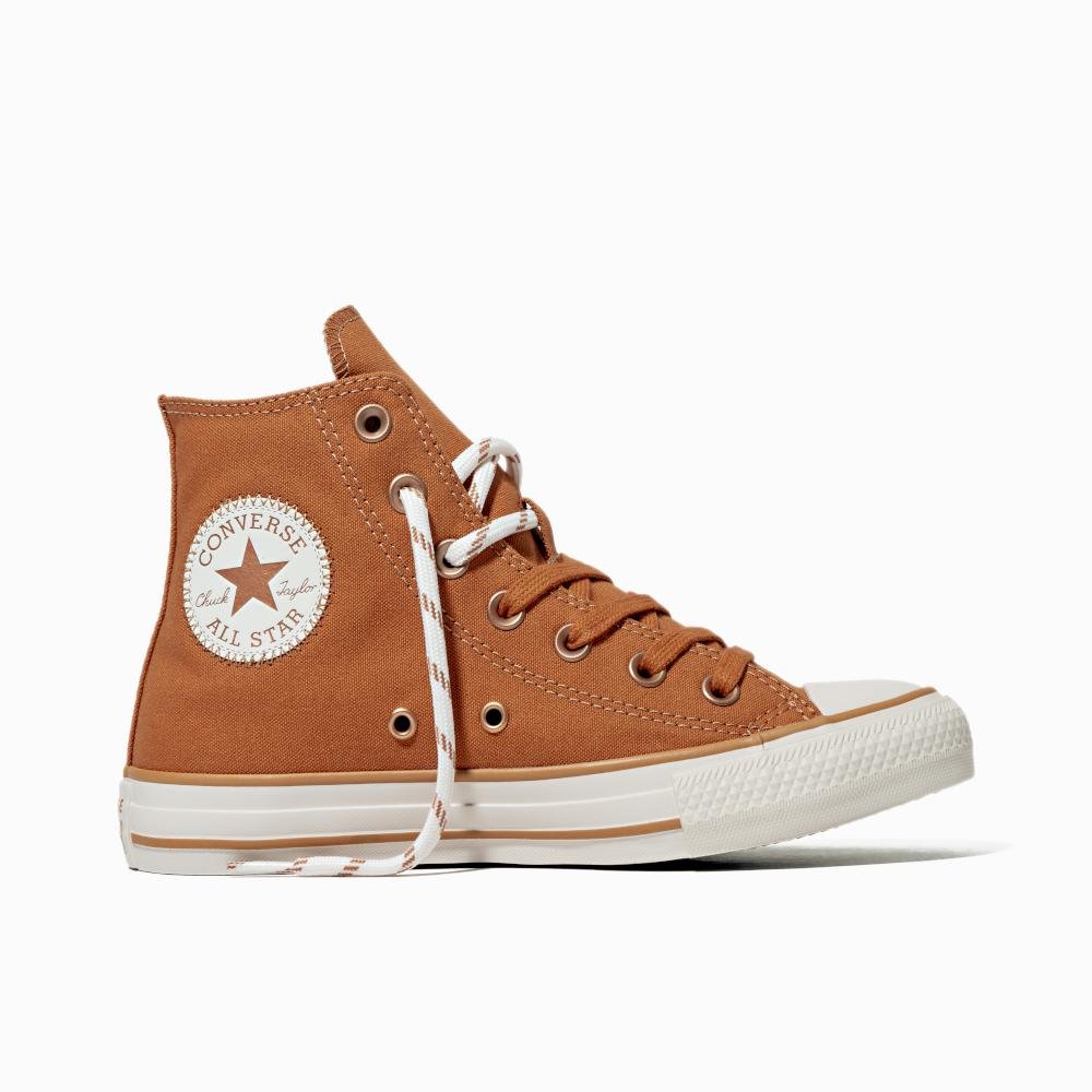 Tênis Chuck Taylor All Star Terra Bronze Cano Alto Caramelo