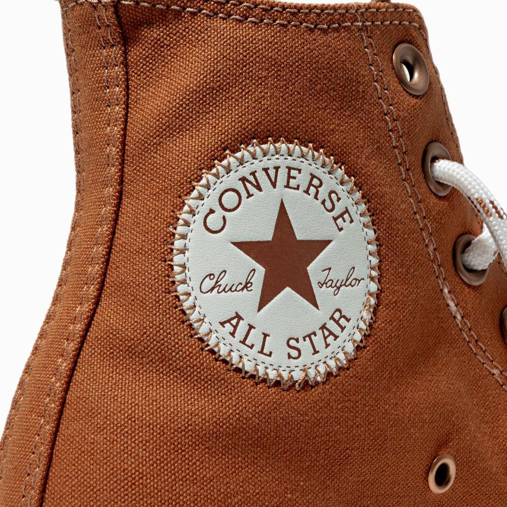 Tênis Chuck Taylor All Star Terra Bronze Cano Alto Caramelo Caramelo 4