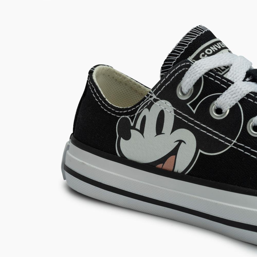 Tênis Juvenil Chuck Taylor All Star Mickey Preto Preto 3