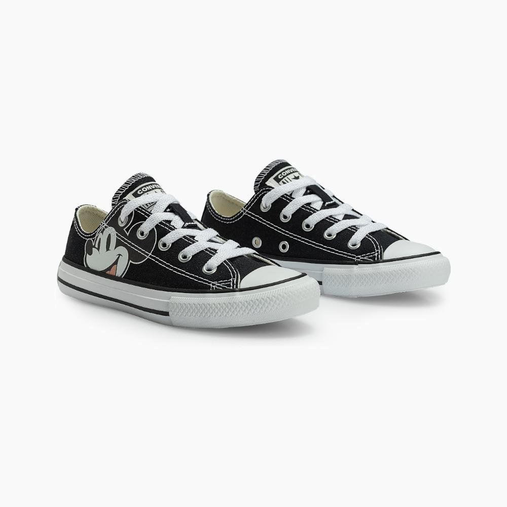 Tênis Juvenil Chuck Taylor All Star Mickey Preto Preto 5