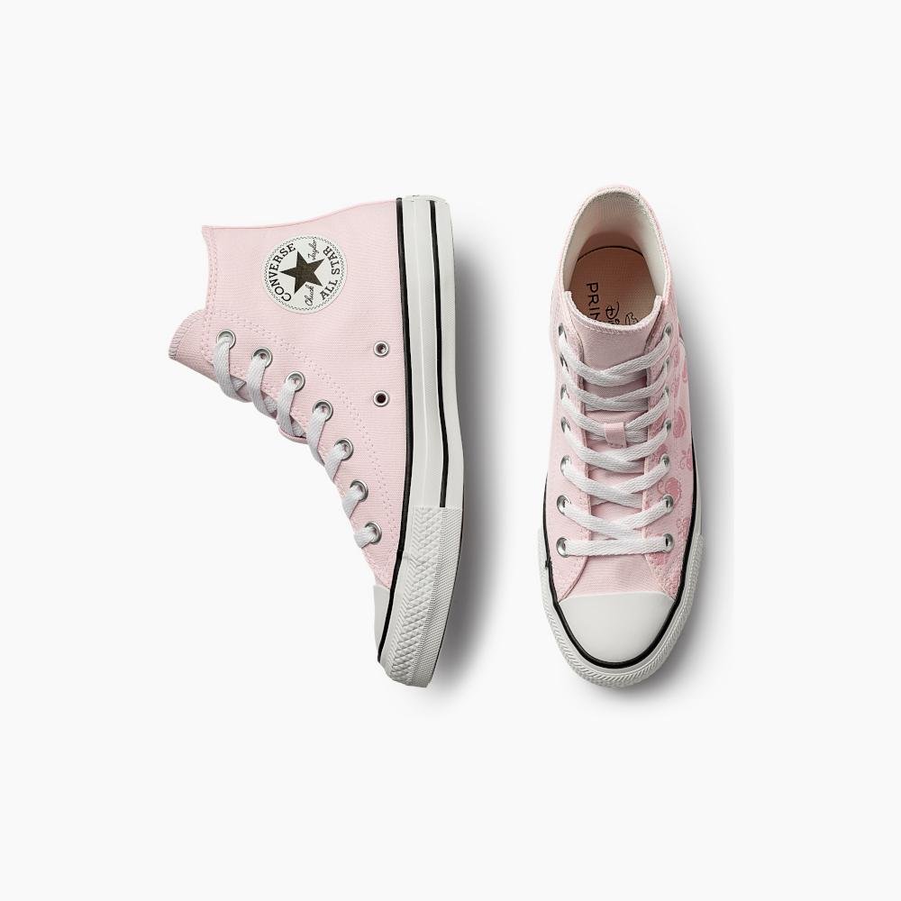 Tênis Chuck Taylor All Star Branca de Neve Cano Alto Rosa Rosa 3