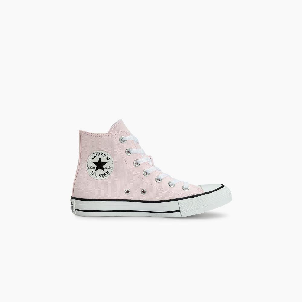 Tênis Chuck Taylor All Star Branca de Neve Cano Alto Rosa Rosa 5