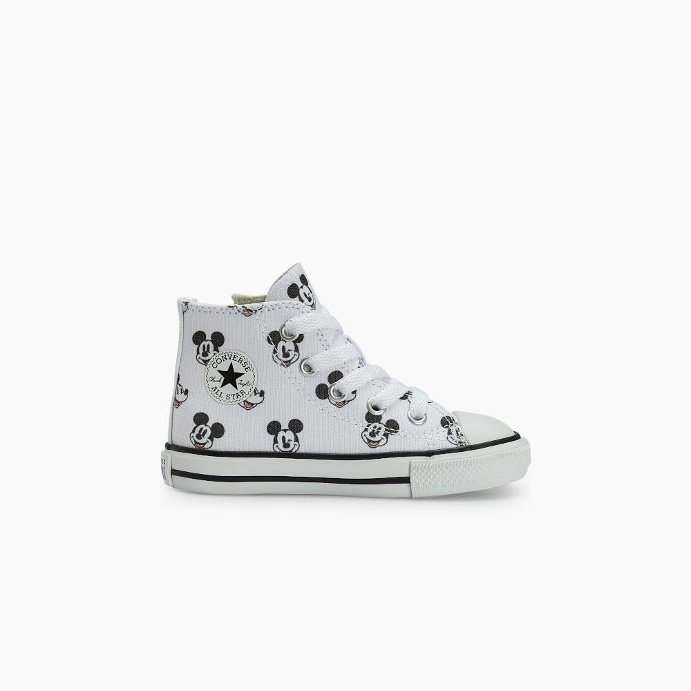 Tênis Chuck Taylor All Star Mickey Cano Alto Branco Branco 6