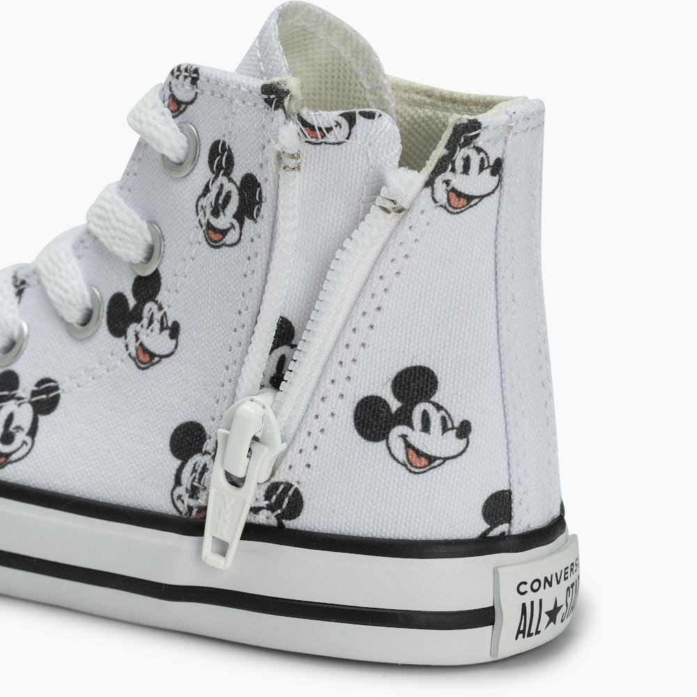 Tênis Chuck Taylor All Star  Mickey Cano Alto Branco