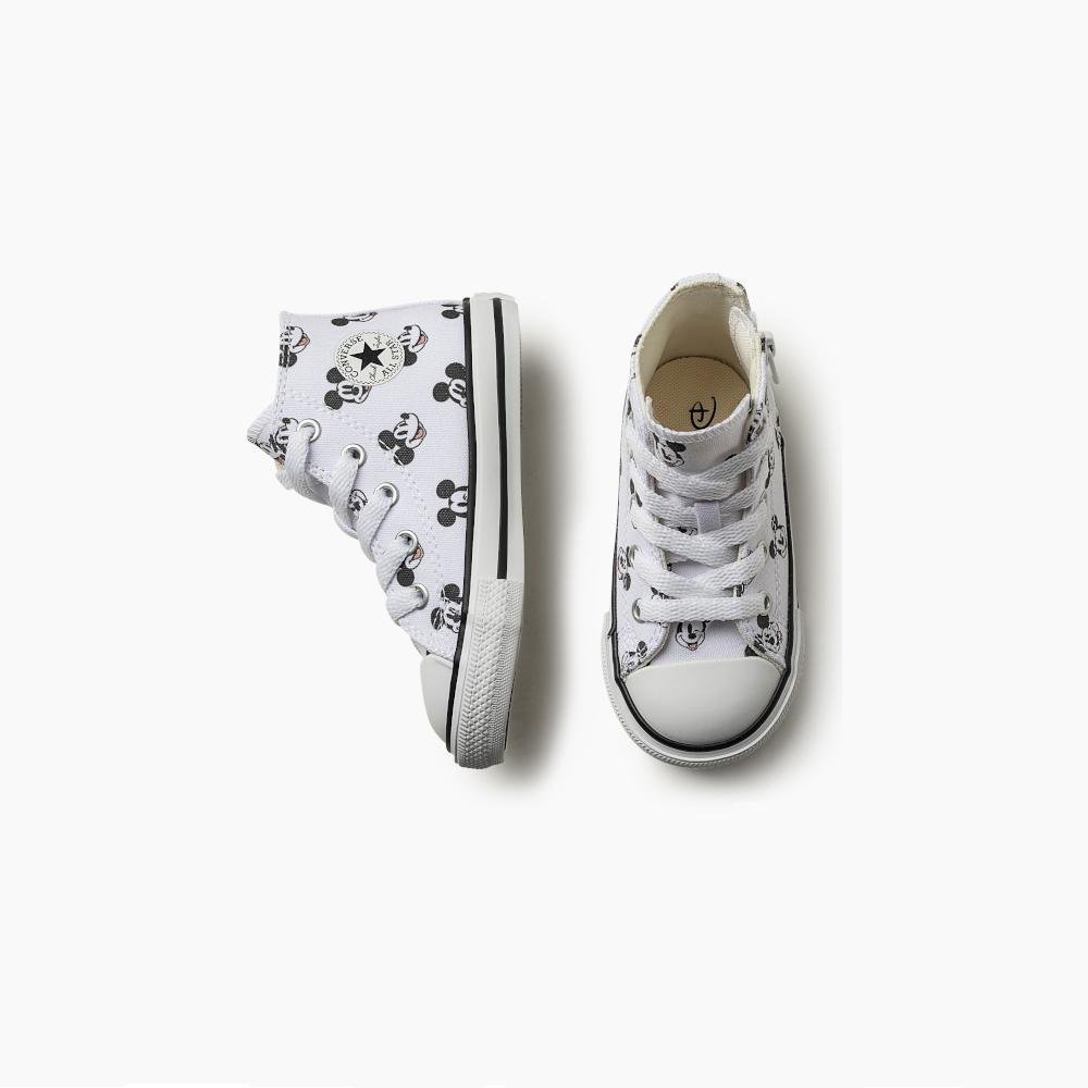 Tênis Chuck Taylor All Star Mickey Cano Alto Branco Branco 2