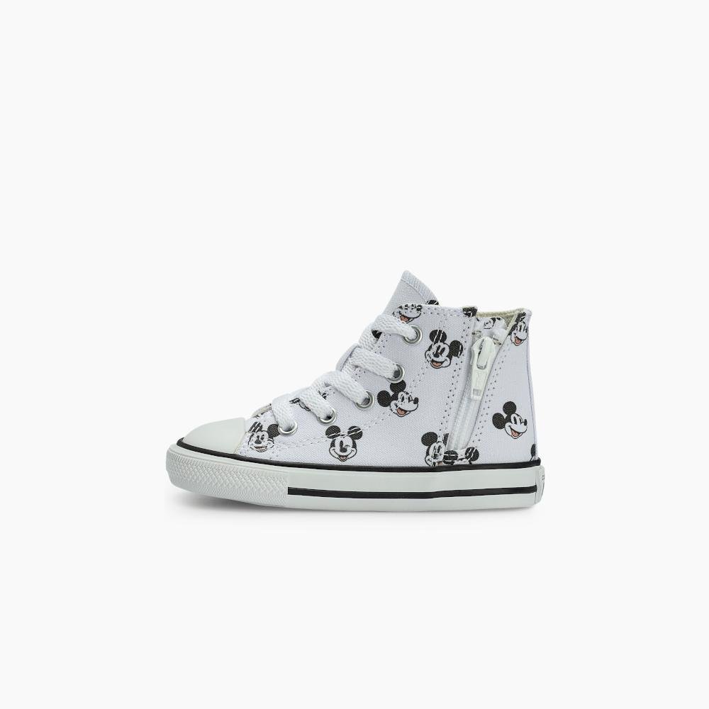 Tênis Chuck Taylor All Star Mickey Cano Alto Branco Branco 4