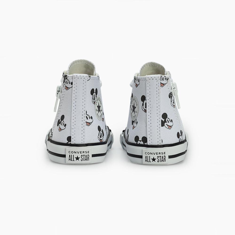 Tênis Chuck Taylor All Star Mickey Cano Alto Branco Branco 5