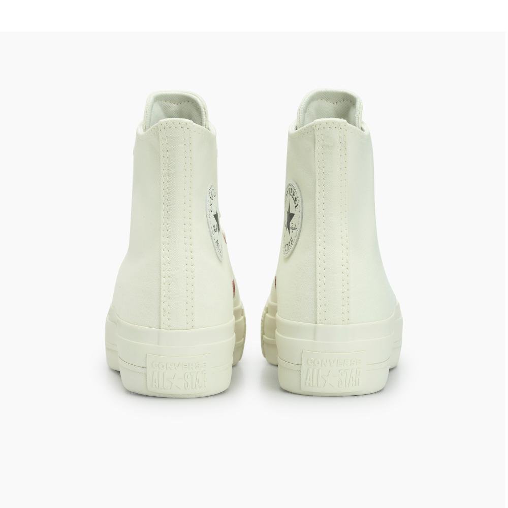 Tênis Chuck Taylor All Star Lift In Love Cano Alto Branco Branco 4