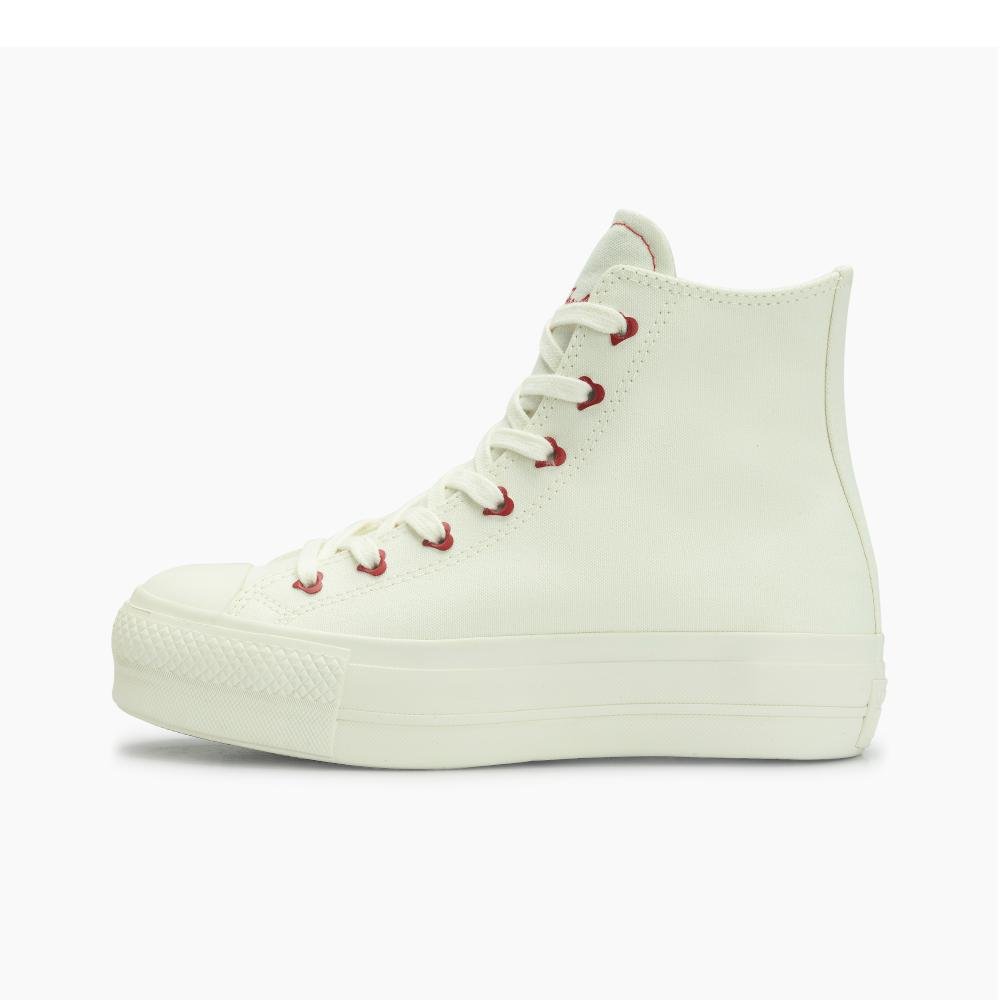 Tênis Chuck Taylor All Star Lift In Love Cano Alto Branco Branco 6
