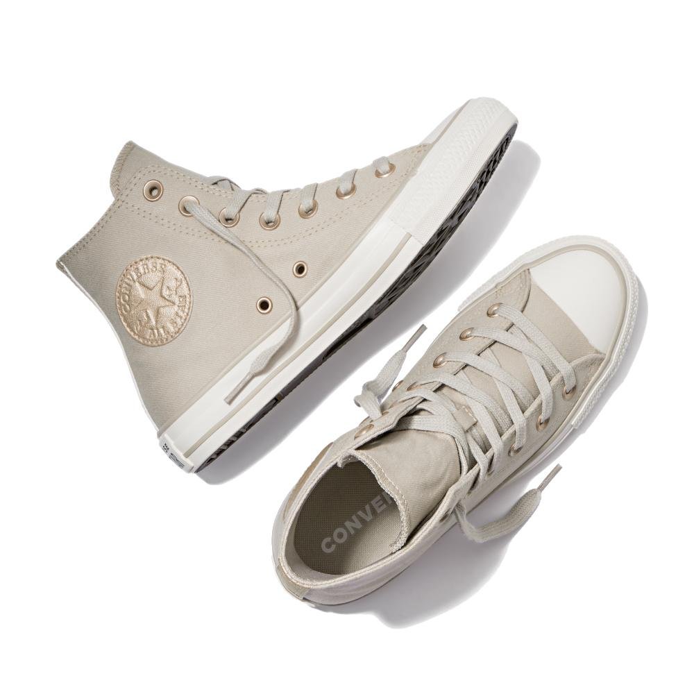 Tênis Chuck Taylor All Star Seasonal Gold Cano Alto Bege Marfim 2