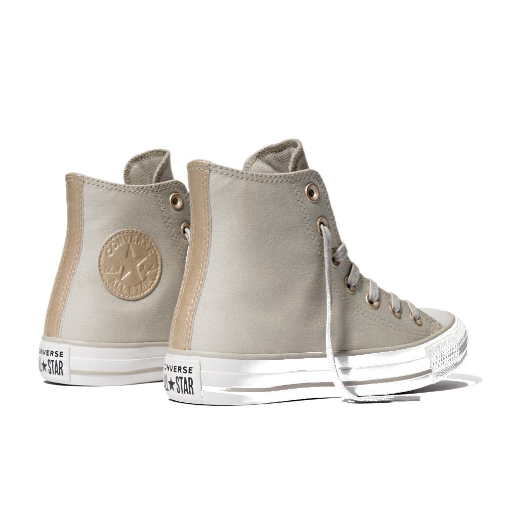 Tênis Chuck Taylor All Star Seasonal Gold Cano Alto Bege Marfim 5
