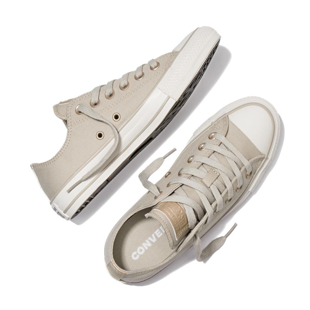 Tênis Chuck Taylor All Star Seasonal Gold Cano Baixo Bege Marfim 2