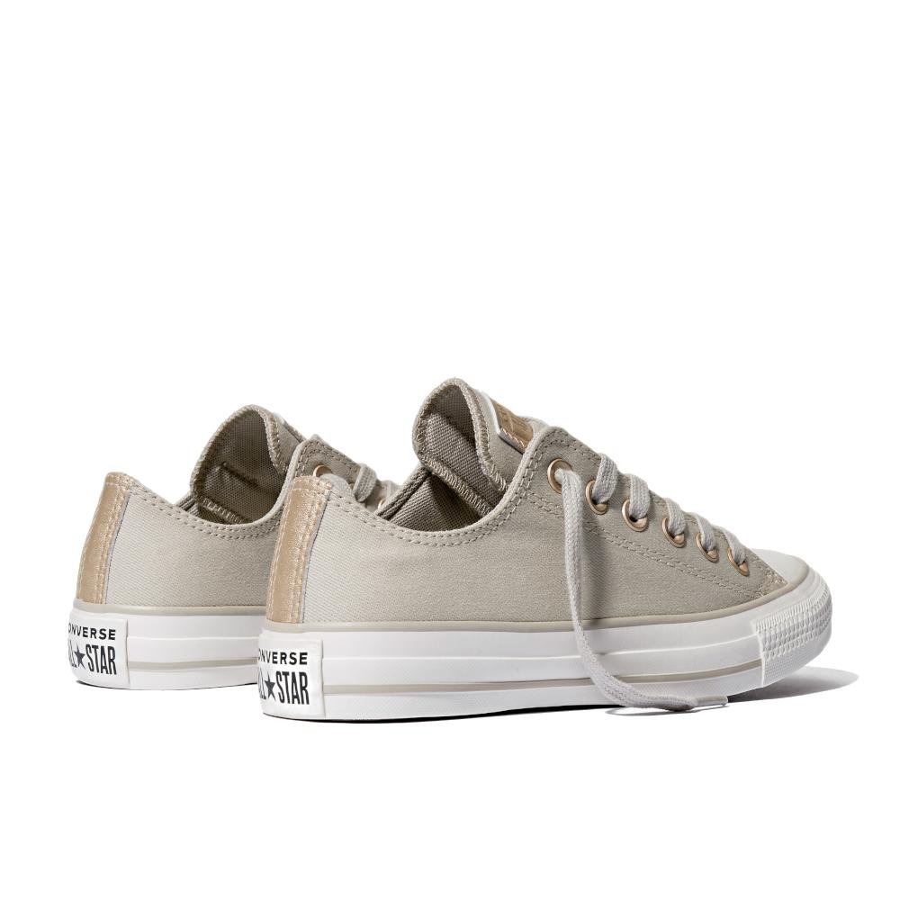 Tênis Chuck Taylor All Star Seasonal Gold Cano Baixo Bege Marfim 5