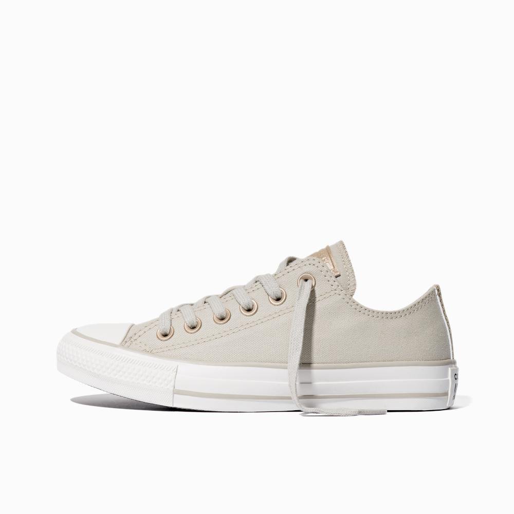 Tênis Chuck Taylor All Star Seasonal Gold Cano Baixo Bege Marfim 7