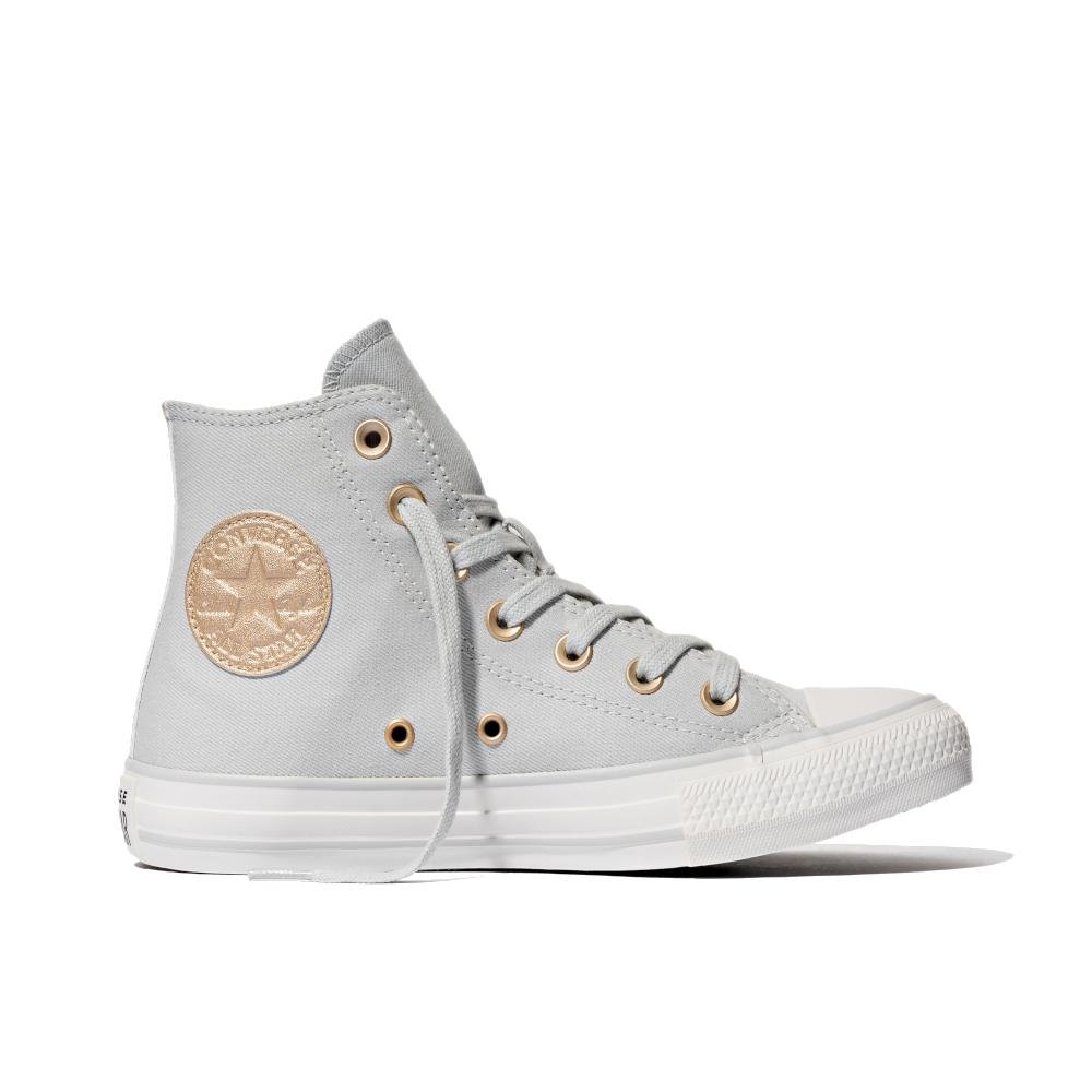 Tênis Chuck Taylor All Star Seasonal Gold Cano Alto Cinza
