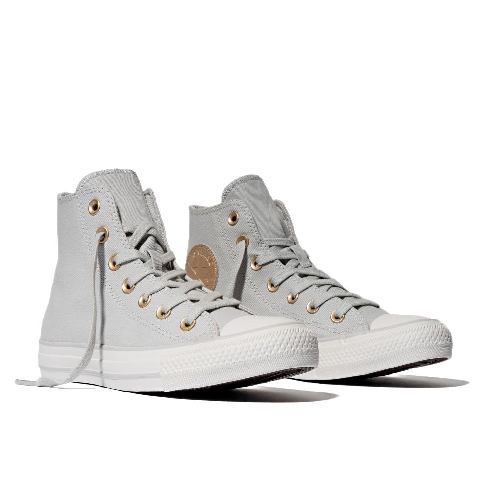 Tênis Chuck Taylor All Star Seasonal Gold Cano Alto Cinza Cinza 4
