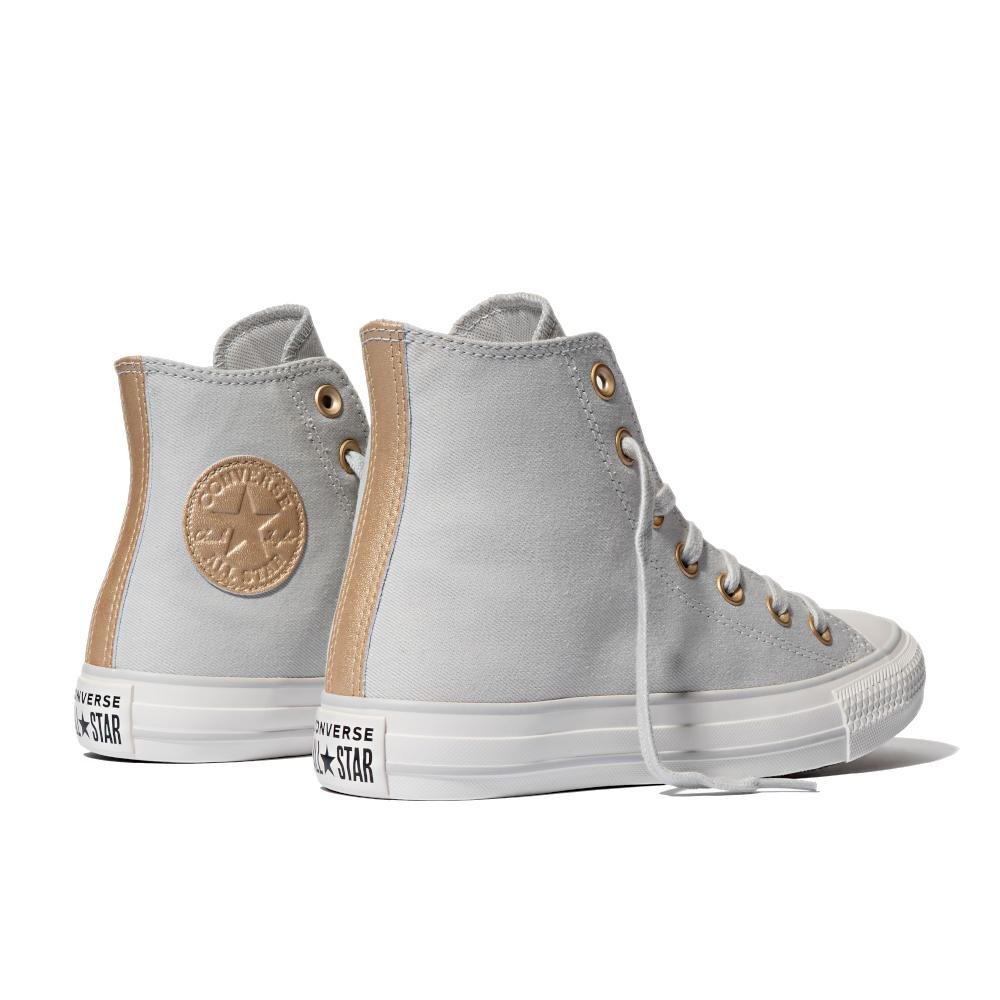 Tênis Chuck Taylor All Star Seasonal Gold Cano Alto Cinza Cinza 5