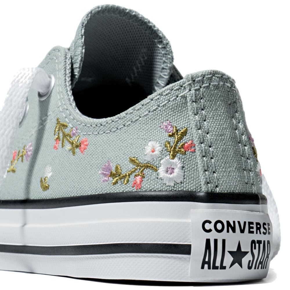 Tênis Chuck Taylor All Star Floral Cano Baixo Verde Verde 6