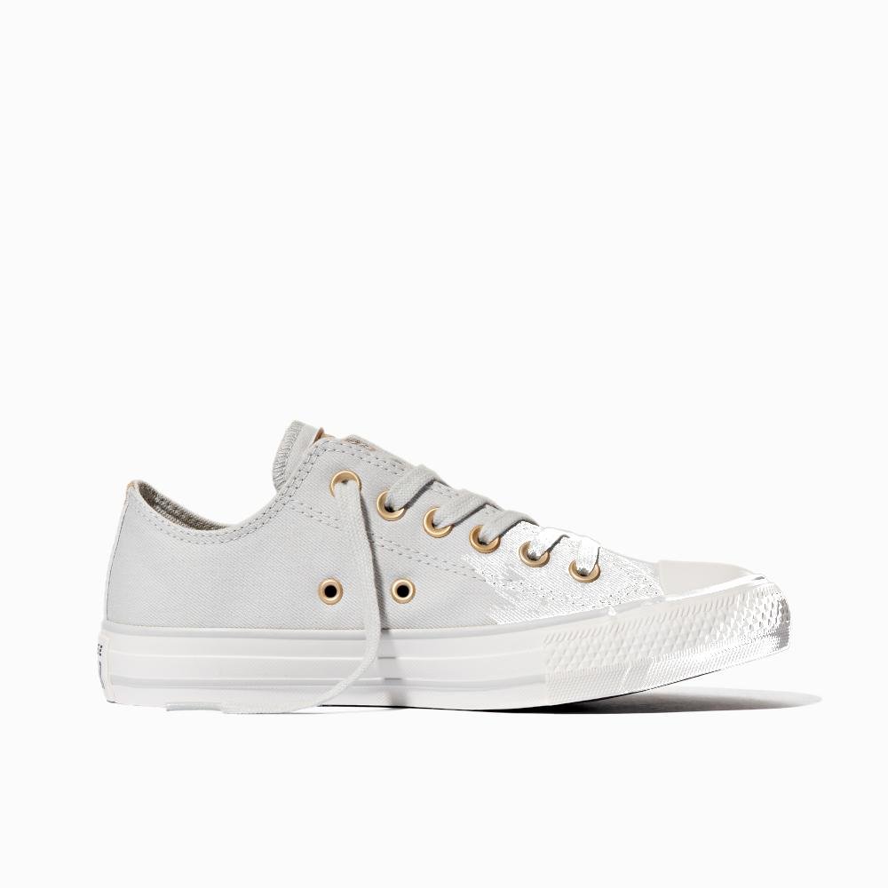 Tênis Chuck Taylor All Star Seasonal Gold Cano Baixo Cinza