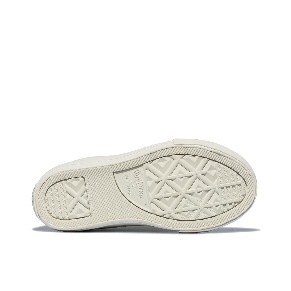 Tênis Juvenil Chuck Taylor All Star Lace Cano Alto Branco Branco/Ouro claro 6
